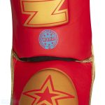 Lábfejes lábszárvédő Top Ten "Star Light WAKO" Red