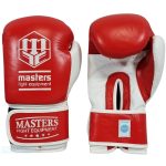 Boxkesztyű Masters "RBT-TRW" Red, Wako minősítéssel