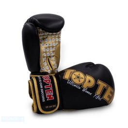Női bokszkesztyű Top Ten „Woman” Black/Gold