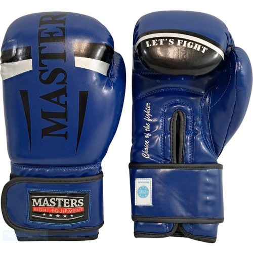 Boxkesztyű Masters "RPU-FT" Blue, Wako minősítéssel