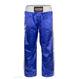 Kick-box nadrág Masters "SKBP-100W" Blue, Wako