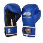 Boxkesztyű Masters "RBT-301W" Kék, Wako minősítéssel