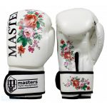 Női boxkesztyű Masters "RPU-Flower" White