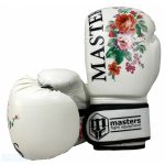 Női boxkesztyű Masters "RPU-Flower" White