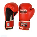 Boxkesztyű Masters "RBT-301W" Piros, WAKO minősítéssel