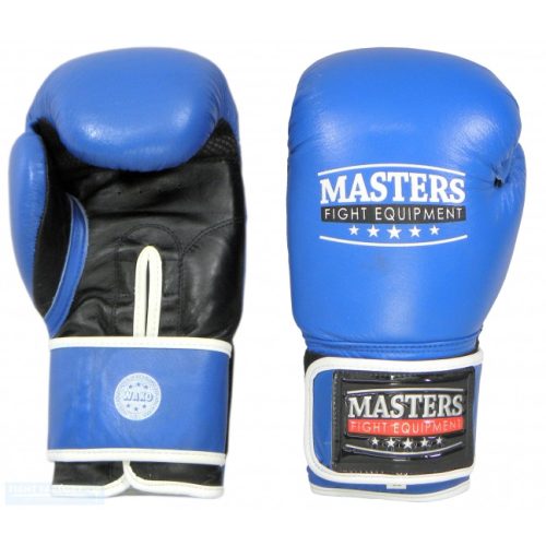 Boxkesztyű Masters "RBT-301W" Blue