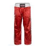 Kick-box nadrág Masters "SKBP-100W" Red, Wako 