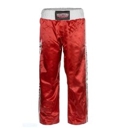 Kick-box nadrág Masters "SKBP-100W" Red, Wako 